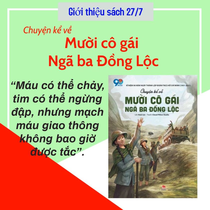 Giới thiệu sách ngày 27 7 Chuyện kể về mười cô gái Ngã ba Đồng Lộc