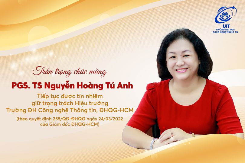 Chúc mừng PGS TS Nguyễn Hoàng Tú Anh giữ trọng trách Hiệu trưởng