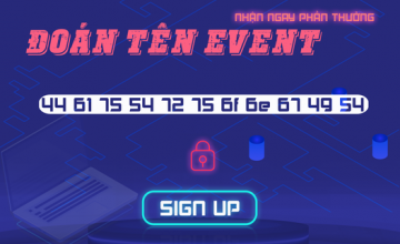 Minigame Đoán tên event 