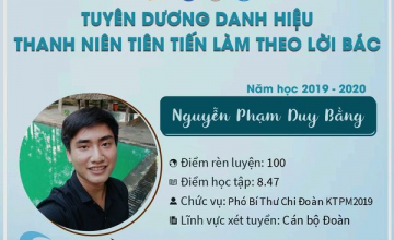 [THANH NIÊN TIÊN TIẾN LÀM THEO LỜI BÁC] - TUYÊN DƯƠNG NHỮNG GƯƠNG MẶT XUẤT SẮC