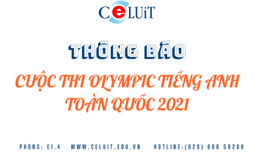 THỂ LỆ CUỘC THI OLYMPIC TIẾNG ANH TOÀN QUỐC 2021