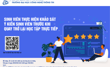  Thông báo về việc khảo sát ý kiến sinh viên trước khi quay trở lại học tập trực tiếp