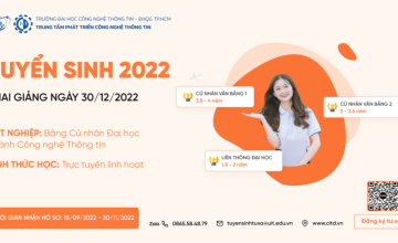 Thông báo tuyển sinh cử nhân Công nghệ Thông tin từ xa, đào tạo trực tuyến đợt 3 năm 2022