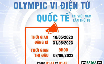 Vòng Quốc gia Olympic Vi điện tử Quốc tế lần thứ 18 tại Việt Nam - AMO 2023 - UIT