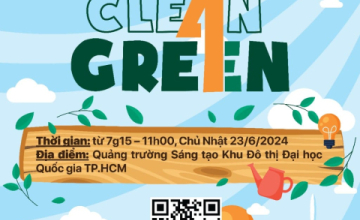 Clean4Green - Chiến dịch đem lại màu xanh cho khu đô thị ĐHQG - HCM