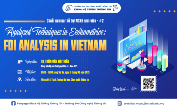 Seminar hỗ trợ NCKH Sinh viên “Analysed Techniques in Econometrics: FDI Analysis in Vietnam”