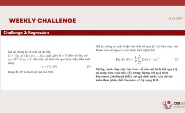 Weekly challenge - Thử thách tuần 3