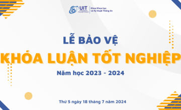 Lễ Bảo vệ Khóa luận tốt nghiệp khoa Khoa học và Kỹ thuật thông tin năm học 2023 - 2024