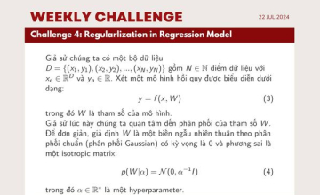 Weekly Challenge - Thử thách tuần 4