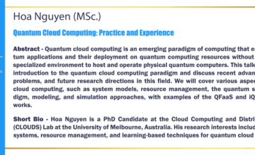 Thư mời tham dự Seminar NCKH lần 6 năm 2024 từ Khoa Mạng máy tính và Truyền thông