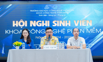 Hội nghị sinh viên khoa Công nghệ Phần mềm năm học 2024 - 2025