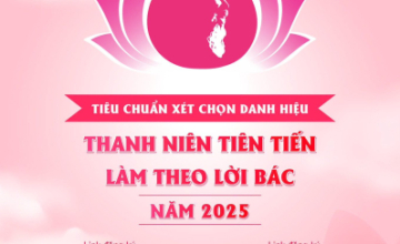Thông báo xét chọn danh hiệu “Thanh niên tiên tiến làm theo lời Bác” năm 2025