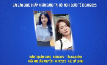 Chúc mừng 2 nữ sinh viên Chương trình Tài năng ngành Khoa học Máy tính có bài báo khoa học được đăng tại Hội nghị Quốc tế ICDAR2025