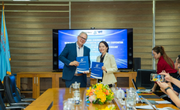 Lễ ký kết MoU giữa UIT và Viện FSTI (Đức) - Cột mốc mới trong hành trình hợp tác quốc tế