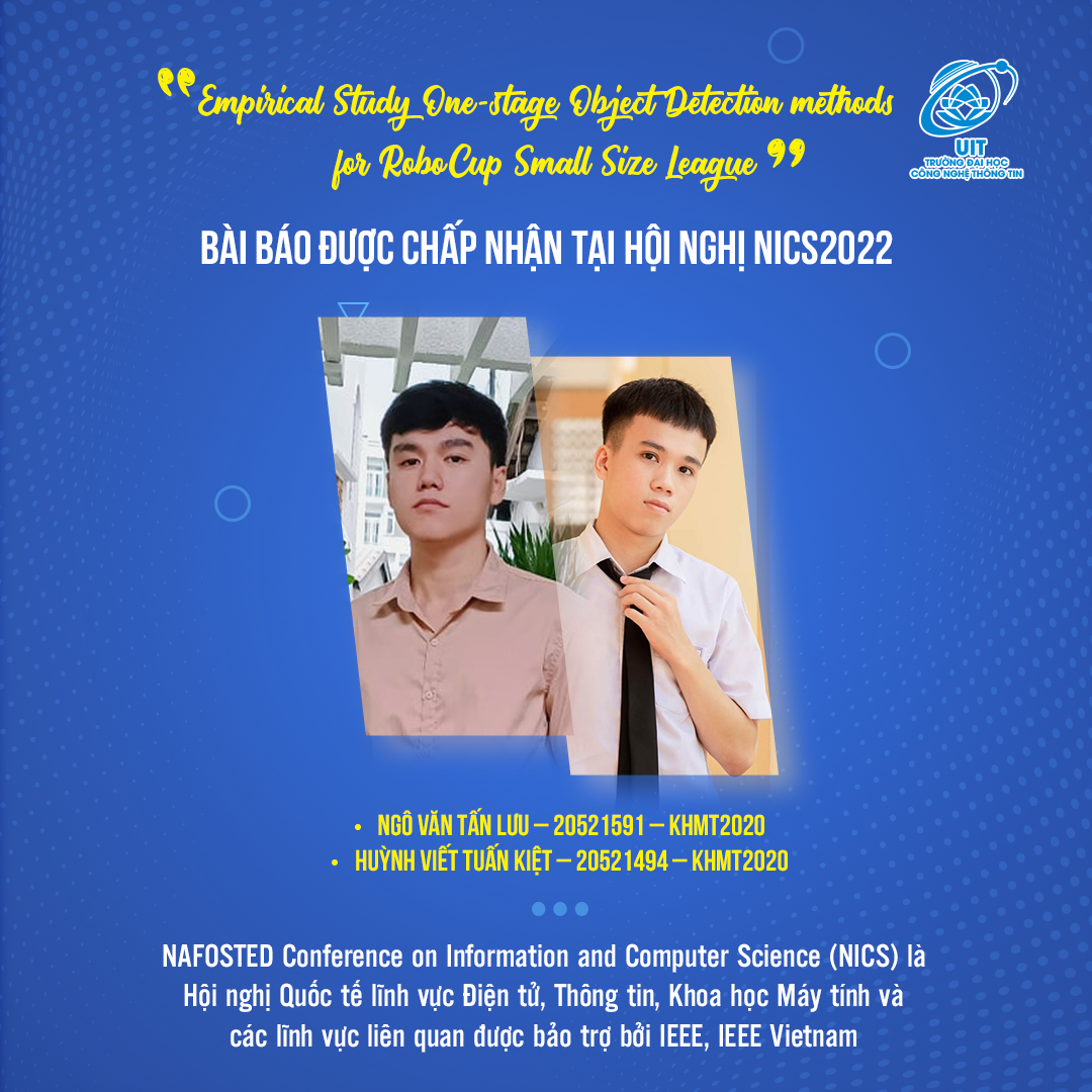 Sinh viên Ngô Văn Tấn Lưu và Huỳnh Viết Tuấn Kiệt có bài báo chấp ...